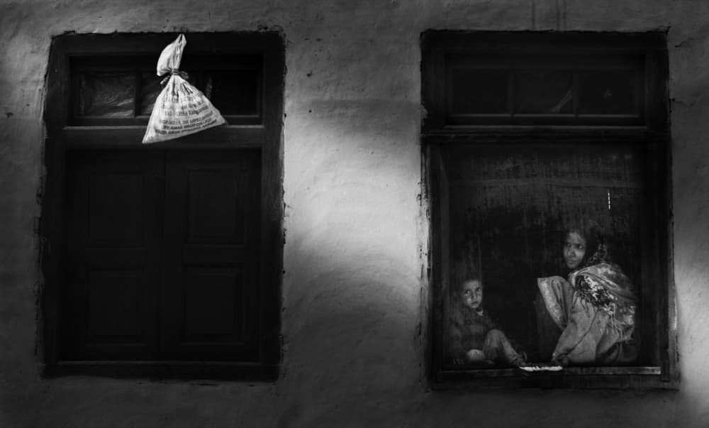 Quiet Window Gaze by Nasser Al-Nasser — canvas wall art