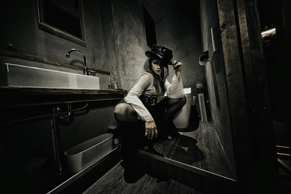 Dark Steampunk Portrait by KOIKI — canvas wall art