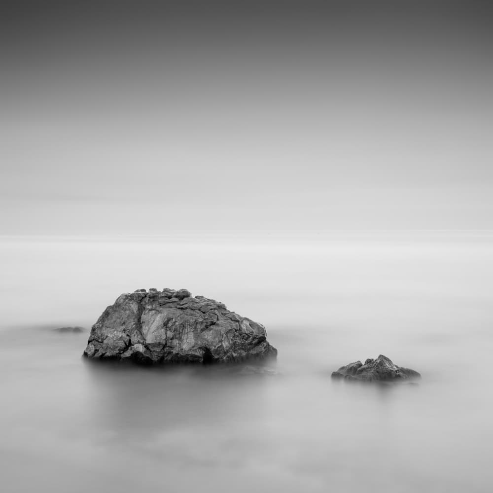 Serene Ocean Rocks by Catalin Baican — canvas wall art