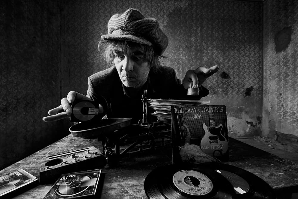 Retro Vinyl Collector by mario grobenski - psychodaddy — canvas wall art