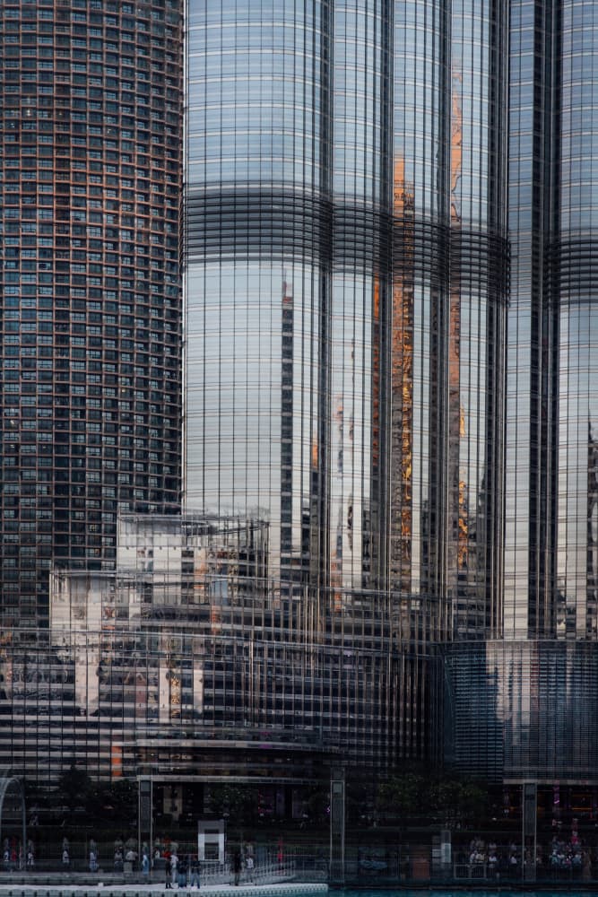 Urban Glass Reflections by Farid Kazamil — canvas wall art