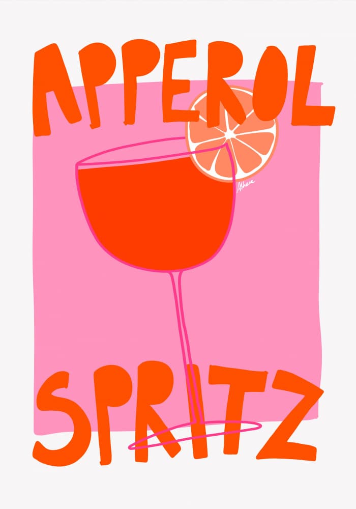 Aperol Spritz by Athene Fritsch — canvas wall art