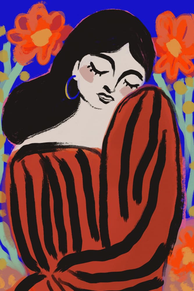 Vibrant Serenity by Treechild — canvas wall art