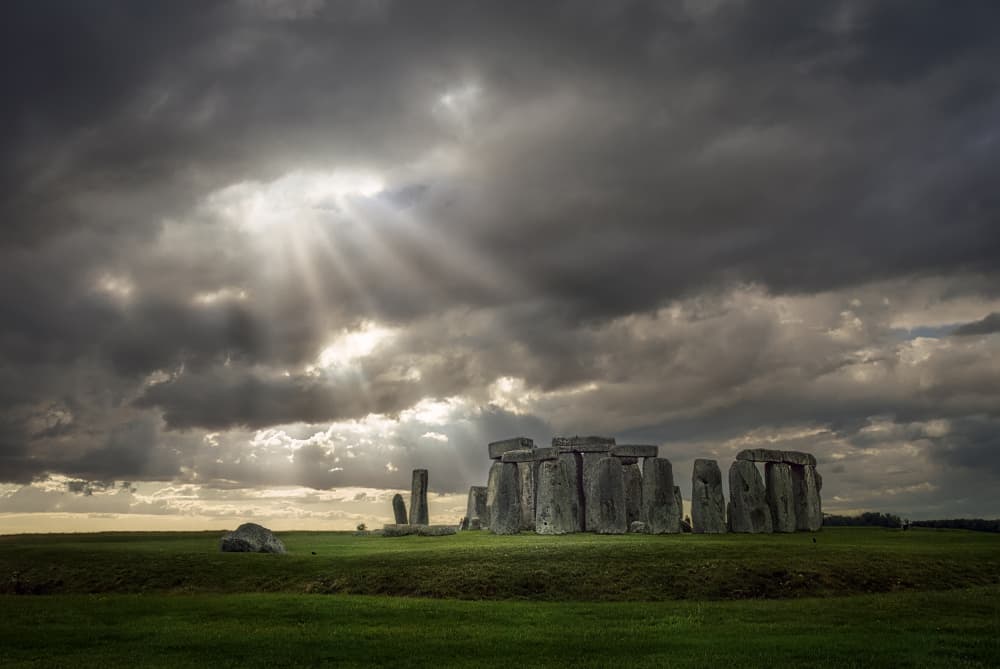 Sunlight Over Stonehenge by Fernando Molina — canvas wall art