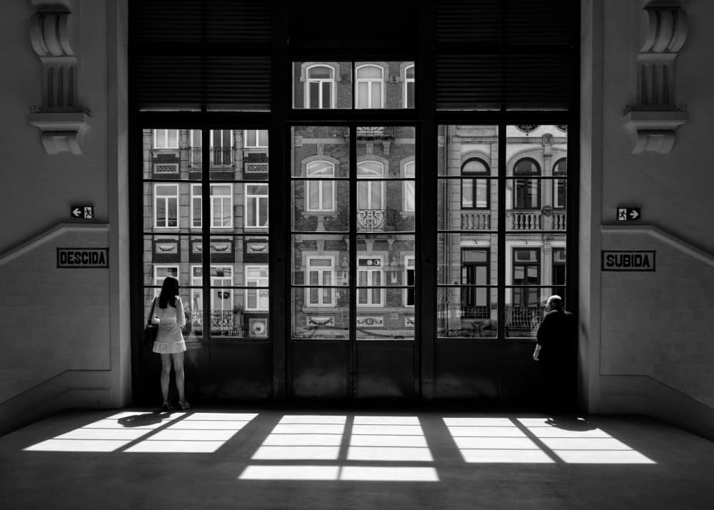 Urban Light and Shadows by Carlos Costa — canvas wall art