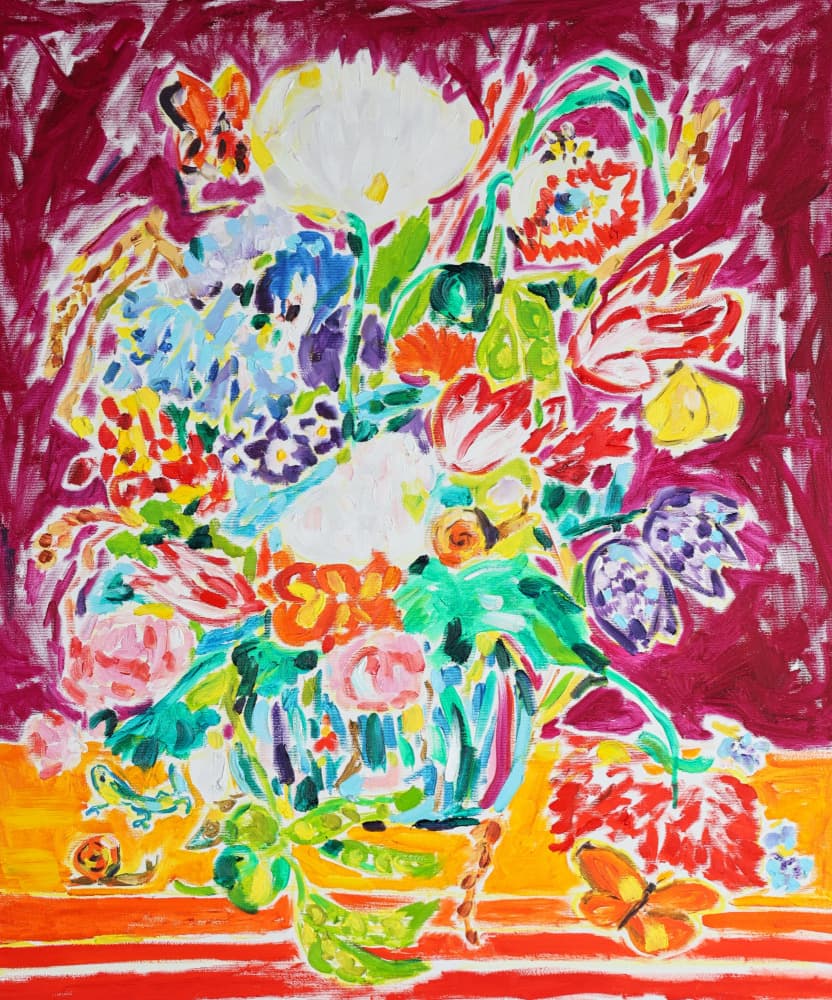 Vibrant Floral Still Life