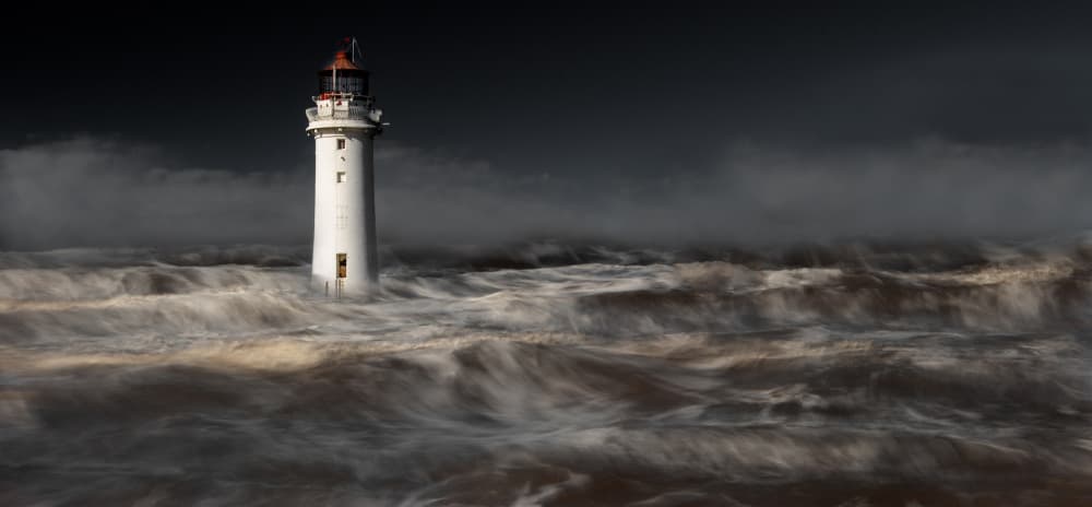 Beacon In The Storm by Peter Paterson — canvas wall art