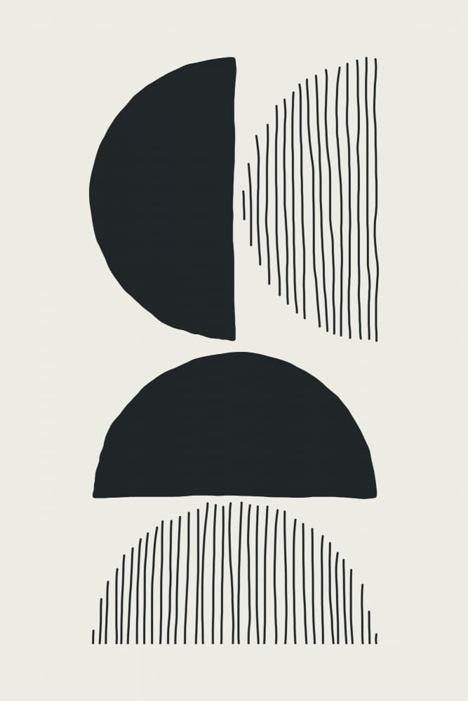 Abstract Organic Geometry by jay stanley — canvas wall art