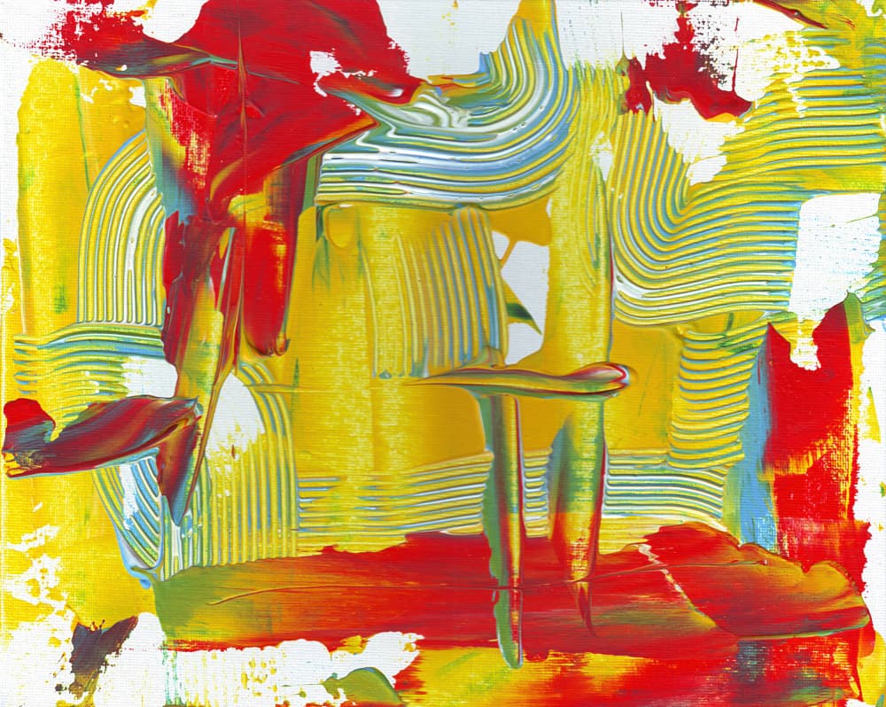 Vibrant Abstract Strokes by Rafal Kulik — canvas wall art