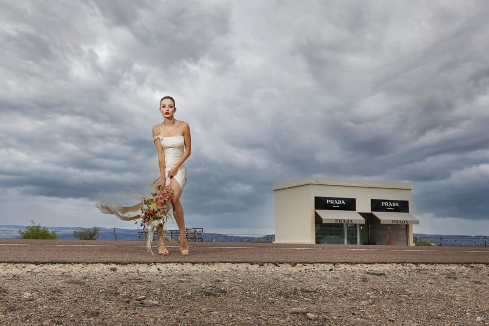 Stormy Desert Fashion by Amalya Shandelman — canvas wall art
