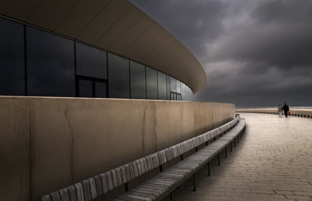 Modern Coastal Architecture by Eric Mattheyses — canvas wall art