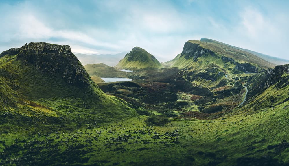 Dramatic Green Mountain Vista by Matt Anderson — canvas wall art