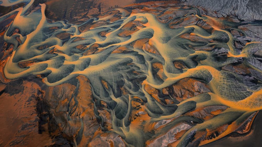 Braided River Patterns by Hanping Xiao — canvas wall art