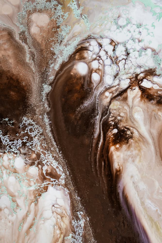 Rustic Abstract  - Graceful Flow by Petra Meikle de Vlas — canvas wall art