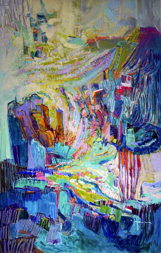 Nature Inspired Landscape by Dorothy Fagan — canvas wall art