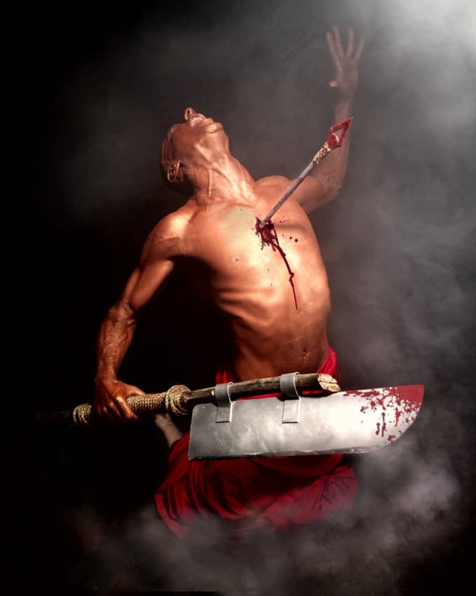 Wounded Warrior Agony by Korpan Pavlo — canvas wall art
