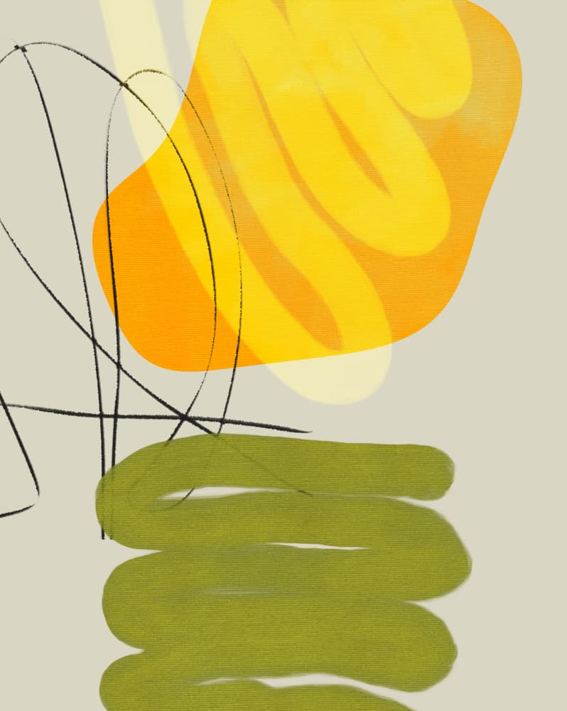 Painted Lines11 Kopie by Ana Rut Bre — canvas wall art
