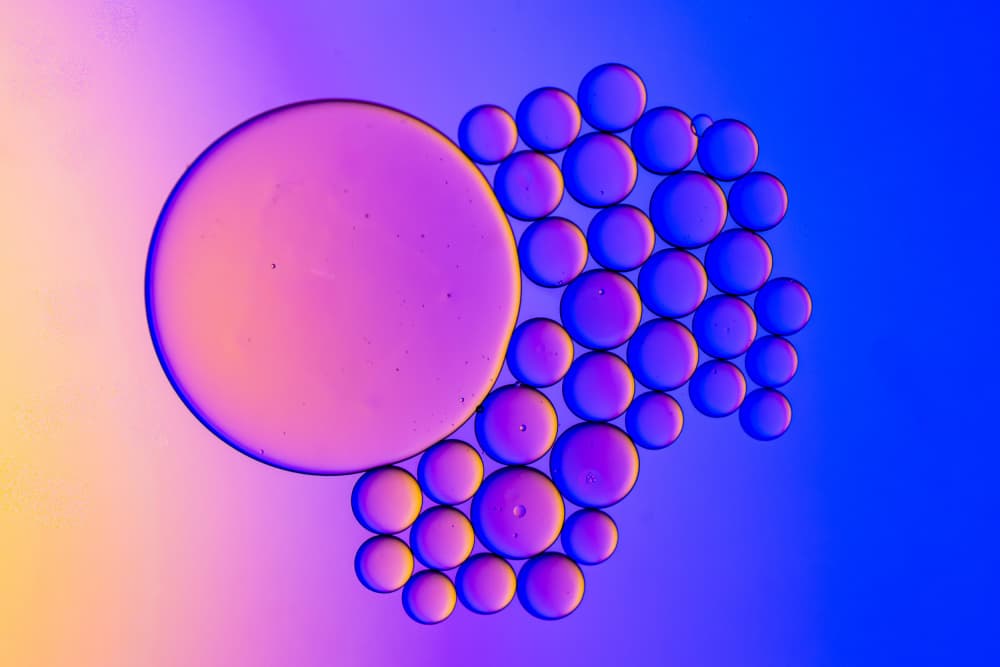 Vibrant Fluid Spheres by hussain alqattan — canvas wall art