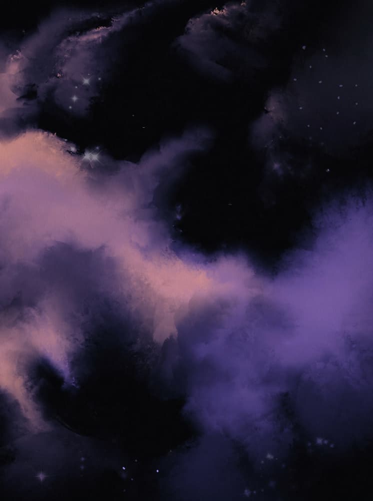 Ethereal Space Nebula by Josie George — canvas wall art