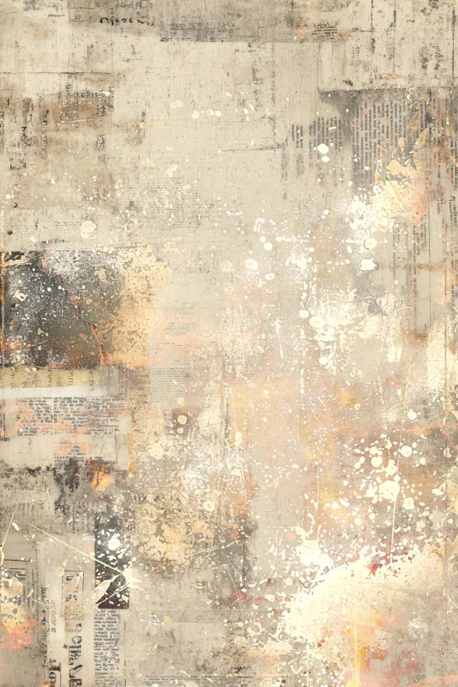Distressed Paper Collage by Rafal Kulik — canvas wall art