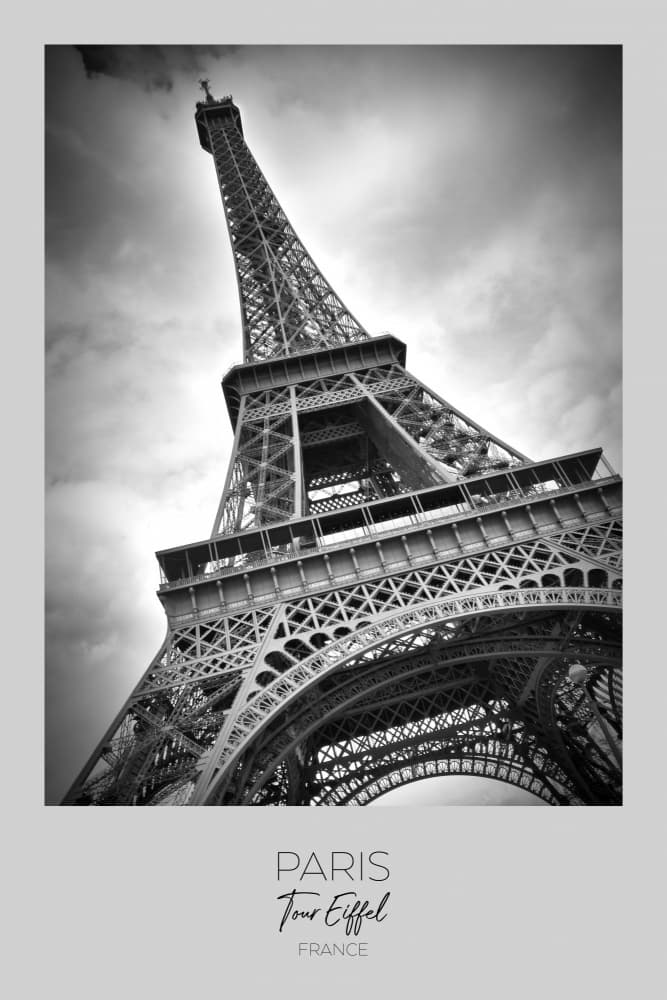 Eiffel Tower Low Angle by Melanie Viola — canvas wall art
