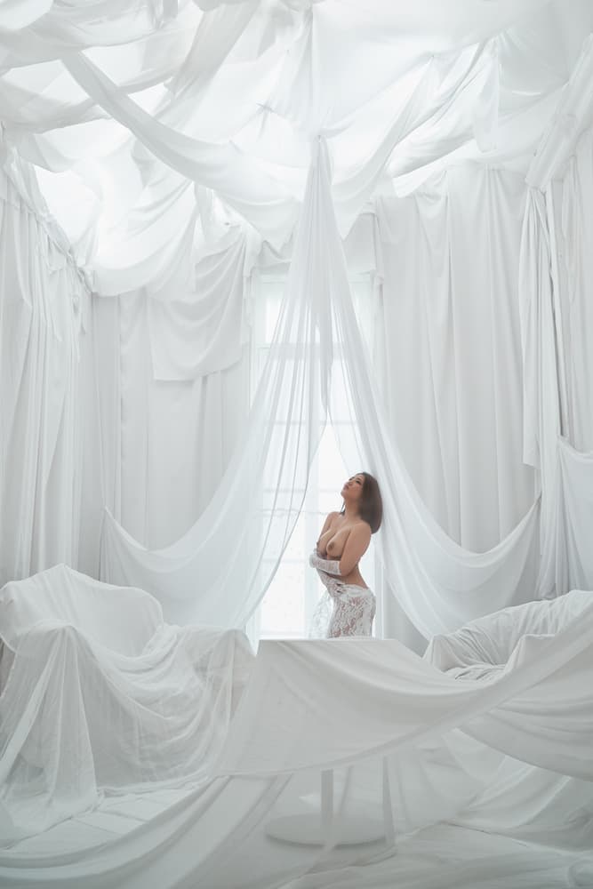 Sensual White Elegance by Naoya Nakagawa — canvas wall art