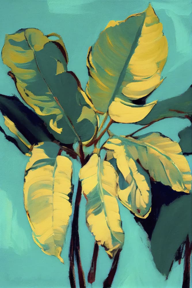 Tropical Whispers by Treechild — canvas wall art