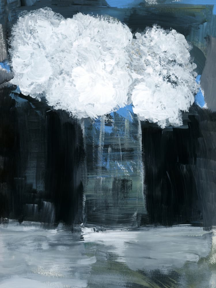 Abstract Cloudscape Reflection by cartissi — canvas wall art