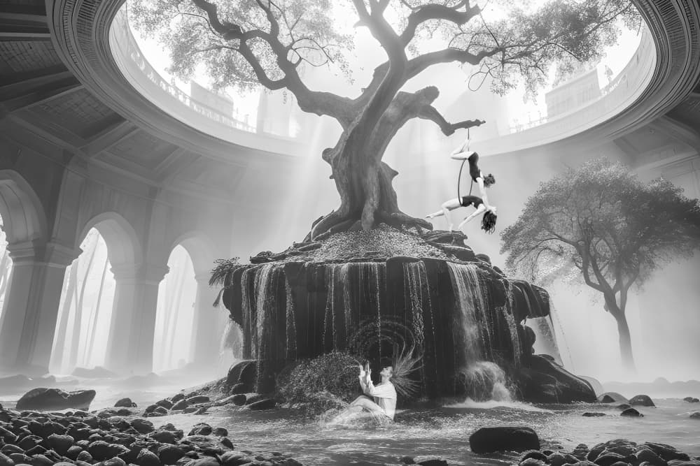 Dreamlike Tree Performance by Ciupureanu Dan — canvas wall art