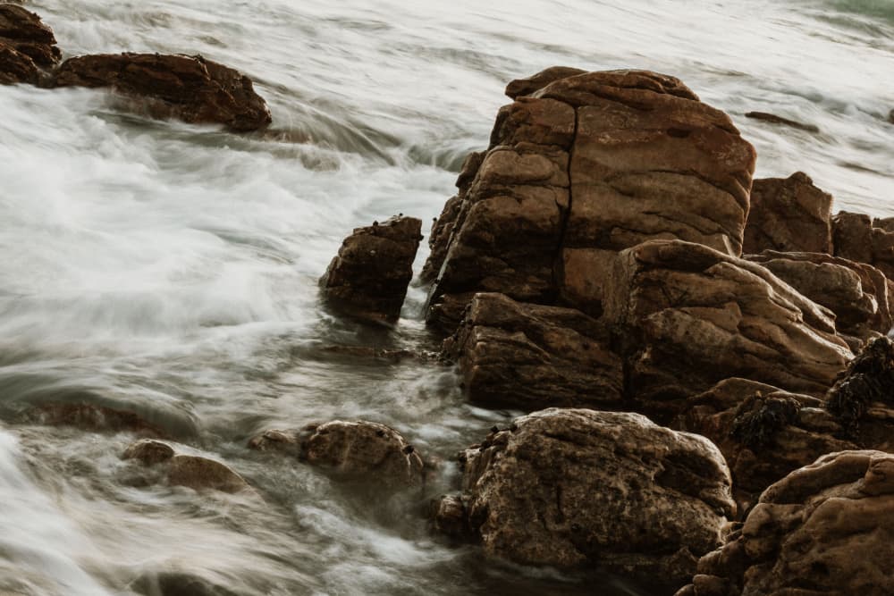 Serene Coastal Flow by Megan Shone — canvas wall art