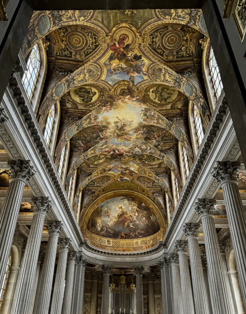 Gilded Baroque Ceiling by Mayalazzawi — canvas wall art