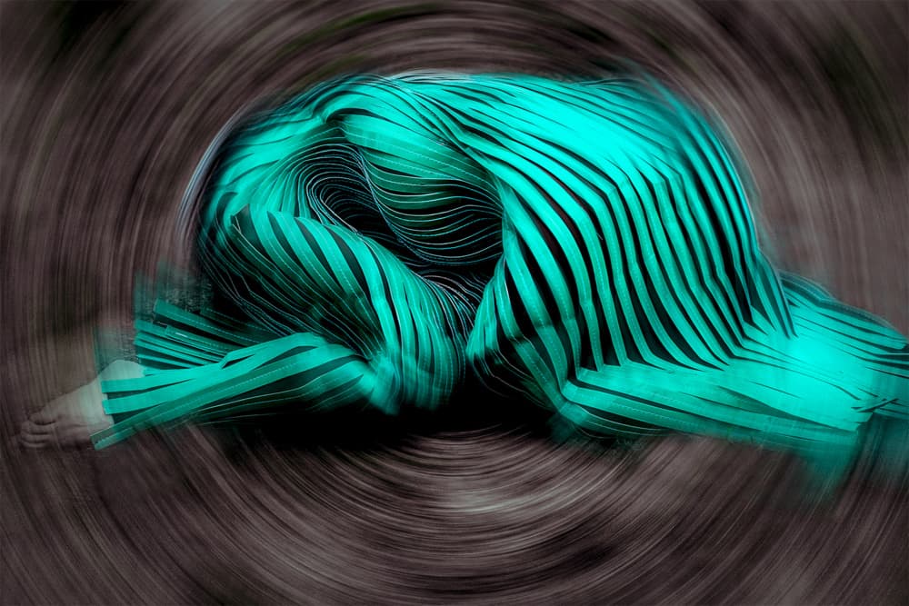 Abstract Curled Figure by Gerard Valckx — canvas wall art