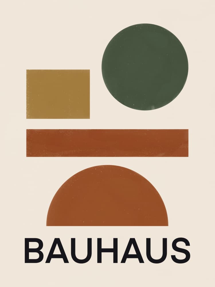 Modern Geometric Balance by Little Dean — canvas wall art