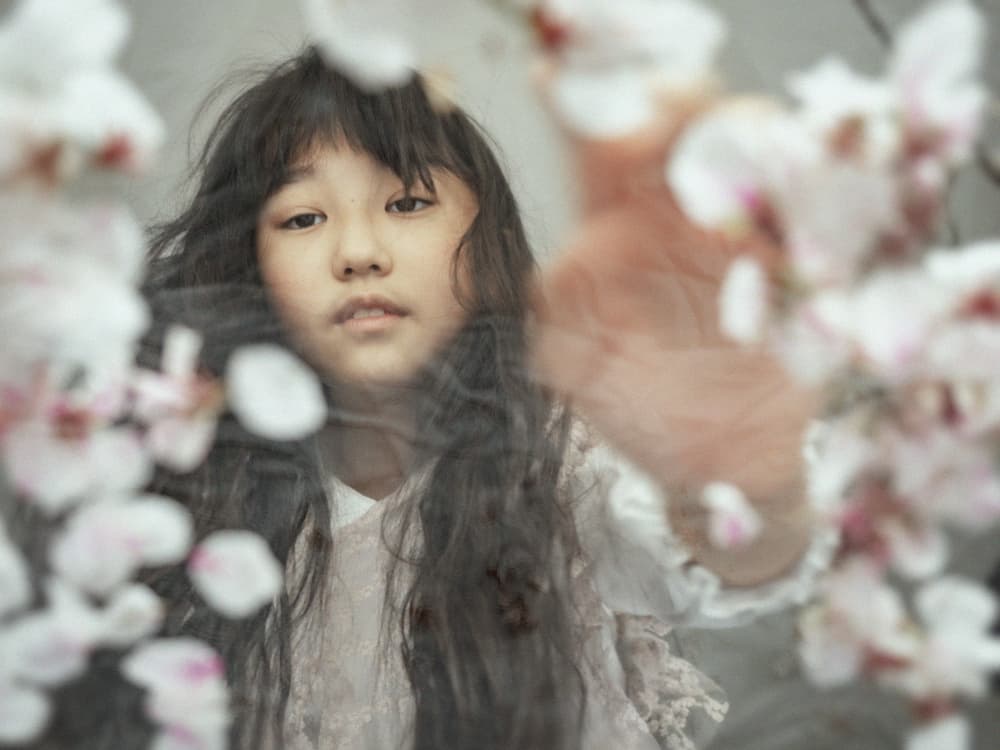 Dreamy Girl Blooms by Takako Ugachi — canvas wall art