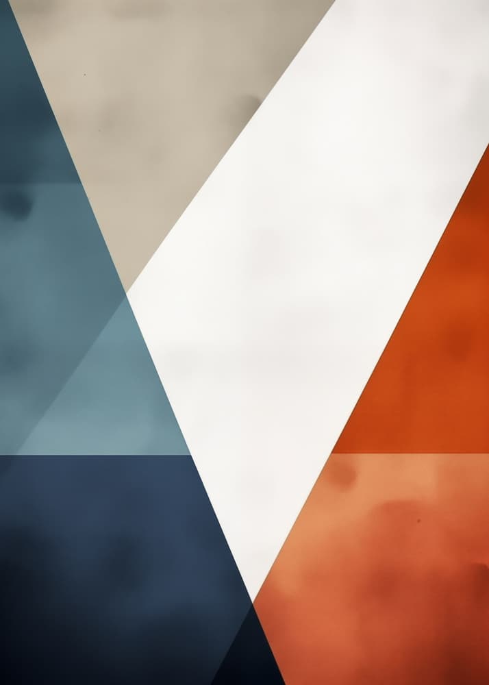 Muted Geometric Palette by Andreas Magnusson — canvas wall art