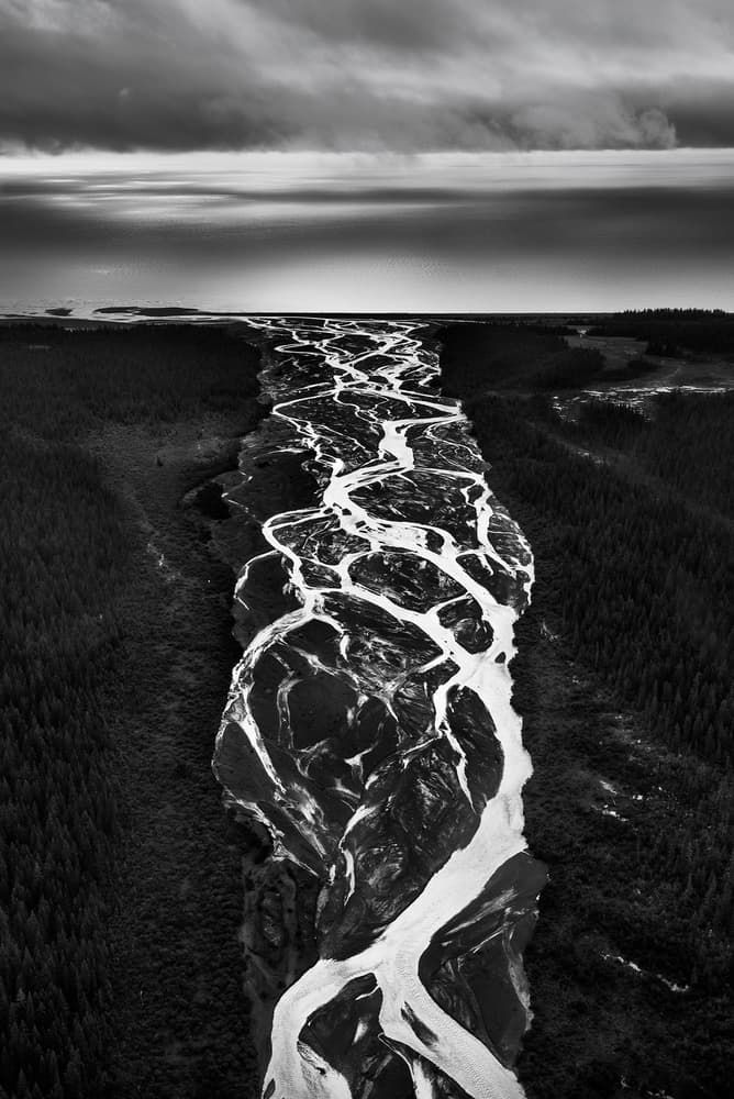 Winding River Valley by Roberto Marchegiani — canvas wall art