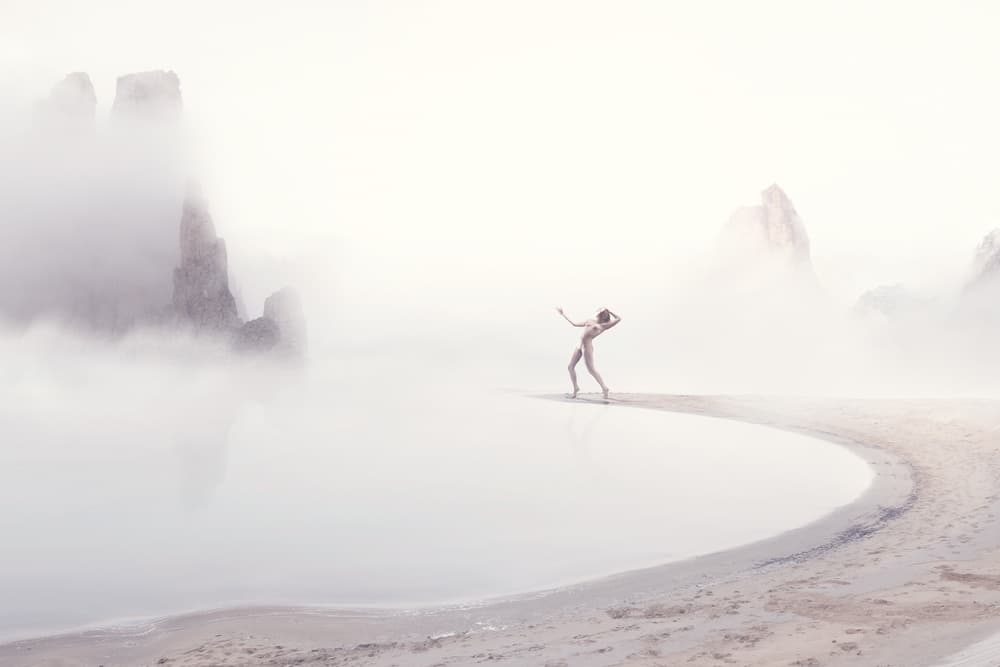 Dancer in the Mist by Patrick Odorizzi — canvas wall art