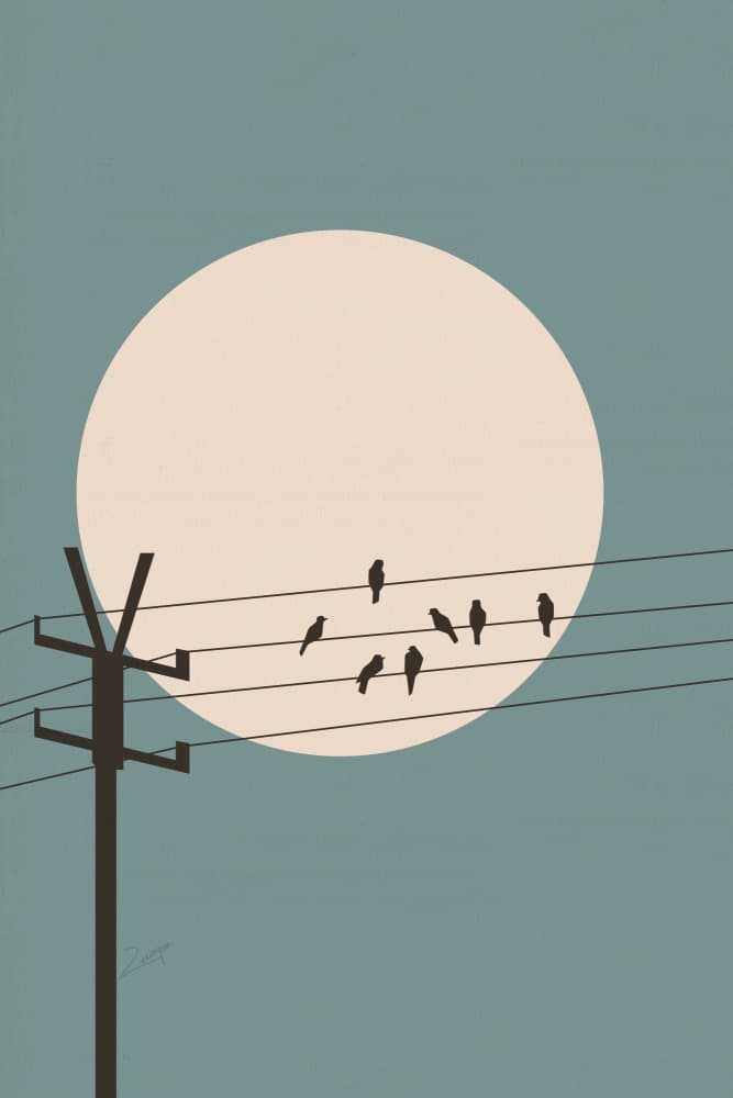 On high by zarish chaudhry — canvas wall art