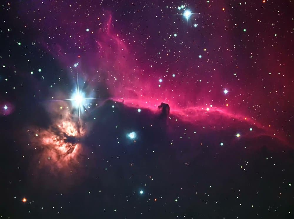 Cosmic Horsehead Nebula by Andrea Auf dem Brinke — canvas wall art