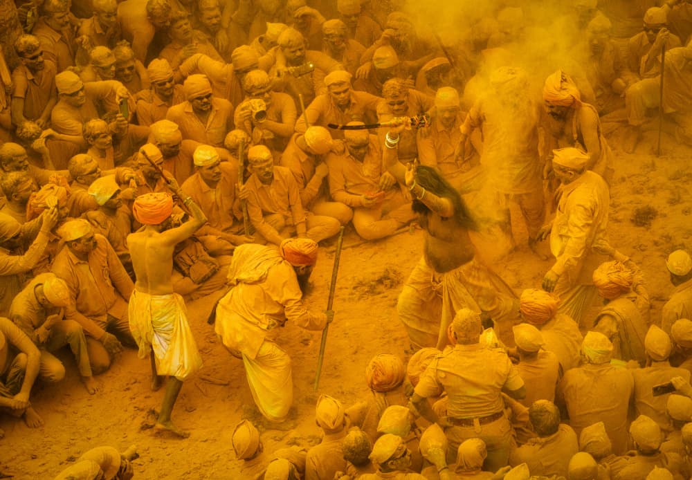 Golden Indian Festival by Rahul Wedpathak — canvas wall art