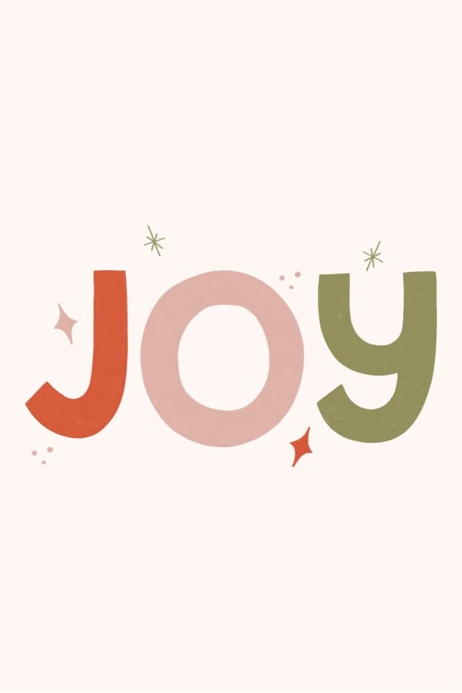 Joyful Typography by Menina Lisboa — canvas wall art