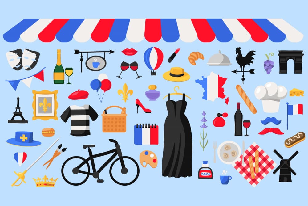 Celebrates French Culture by Marika Barsrsind — canvas wall art