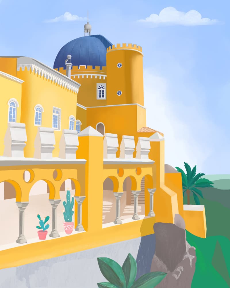 Sintra by Petra Lizde — canvas wall art
