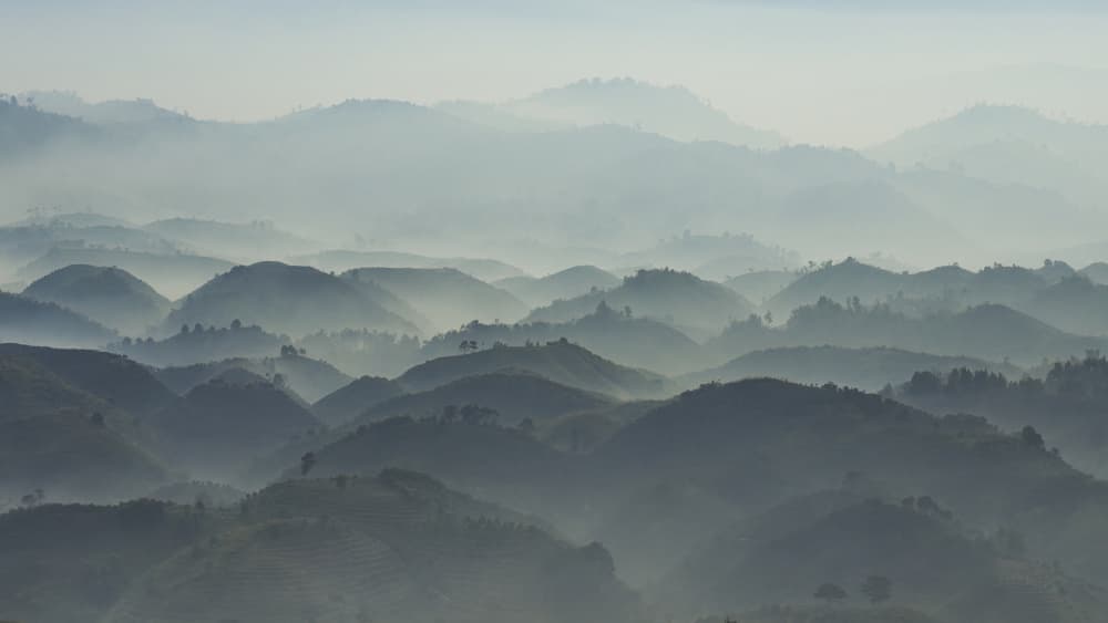 Misty Mountain Layers by Phat Dao Tan — canvas wall art