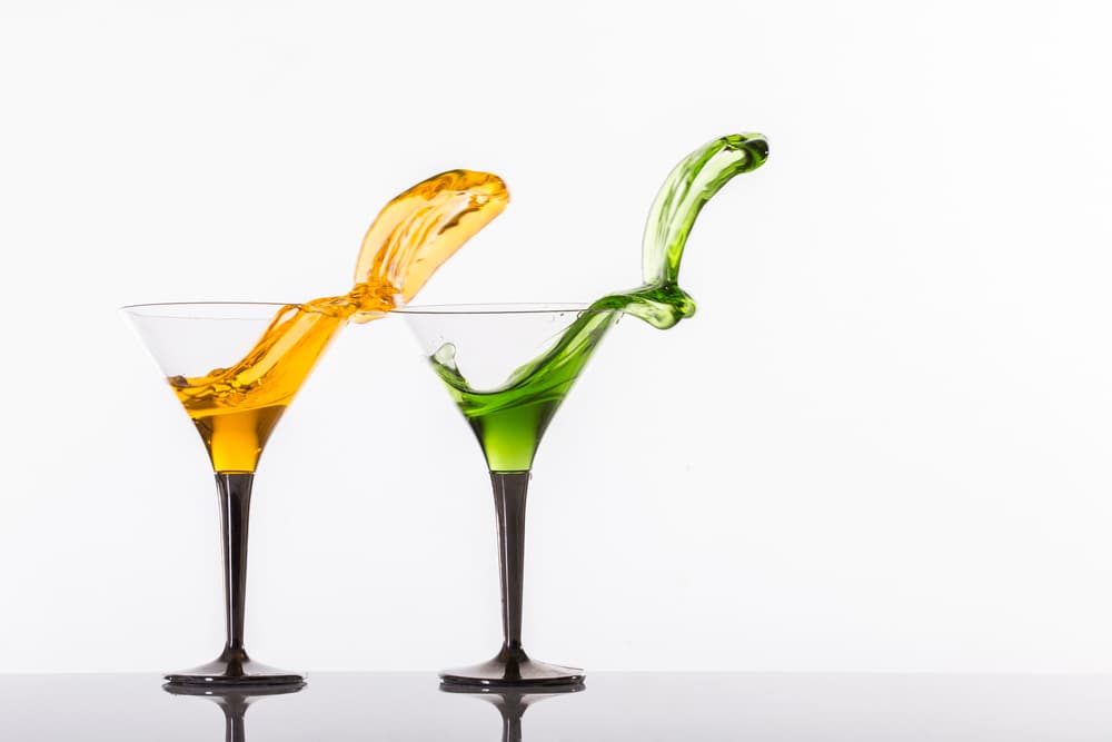 Dynamic Martini Splash by Madison — canvas wall art