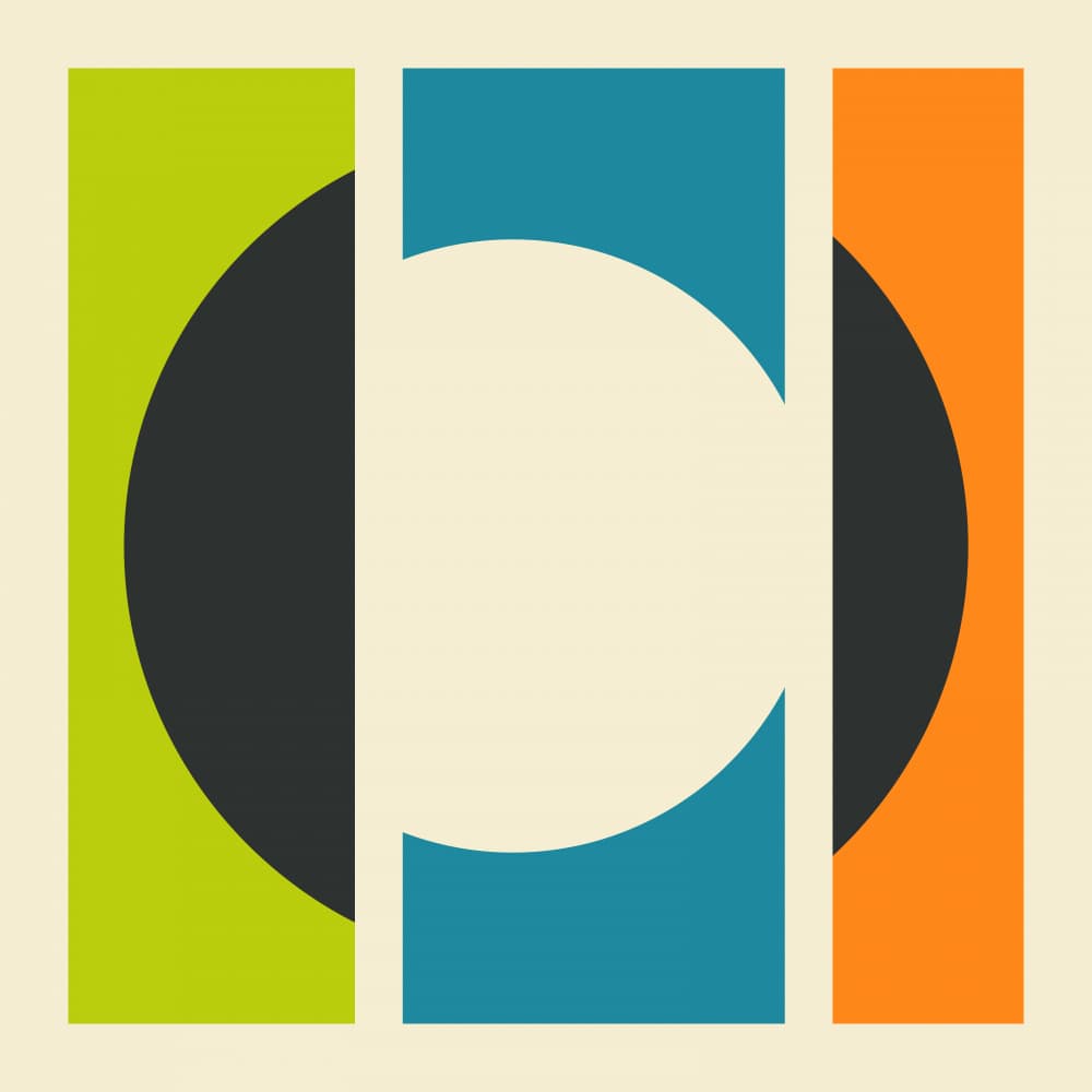 Vibrant Geometric Circles