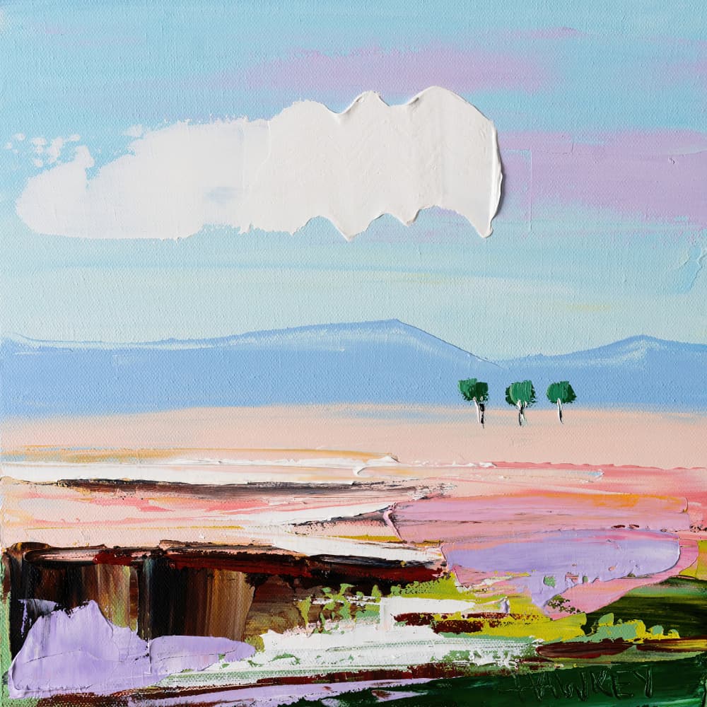 Colorful Abstract Landscape by Angela Hawkey — canvas wall art