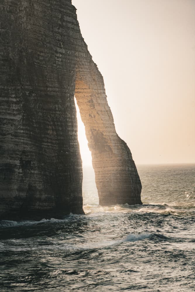 Dramatic Sea Arch Sunset by Léa Lefebvre — canvas wall art