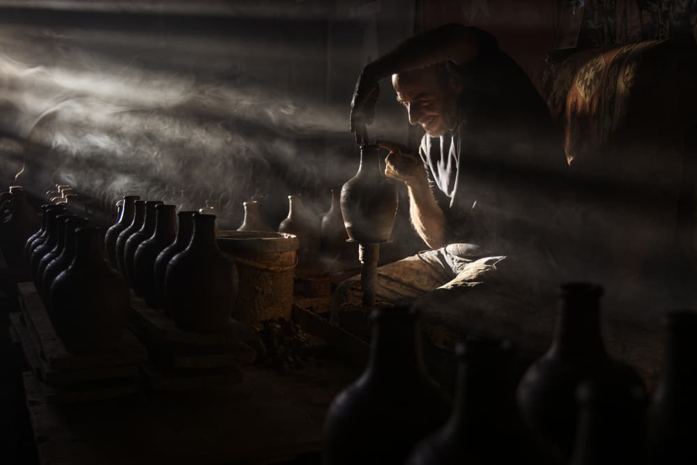 Artisan's Workshop Light by Dan Mirica — canvas wall art