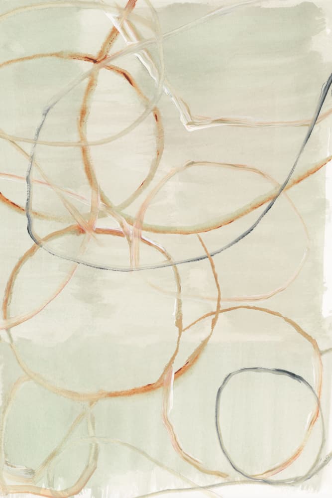 Soft Organic Loops by cartissi — canvas wall art